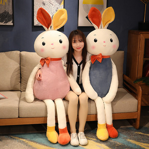 可爱兔子公仔玩偶大号毛绒玩具女孩布娃娃兔兔陪睡觉床上抱枕礼物