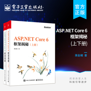 官方正版 ASP.NET Core 6框架揭秘 上下册 ASP.NET Core应用承载流程 NET Core跨平台编程入门教程书籍 ASP.NET Core 6框架书