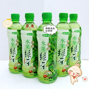 娃哈哈蜂蜜水果绿茶饮料500ml*15瓶/箱 整箱绿茶1l/1000ml*6瓶