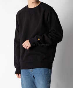 Carhartt WIP 卫衣卡哈特套刺绣金标头无帽衫Chase Sweat 23I383L