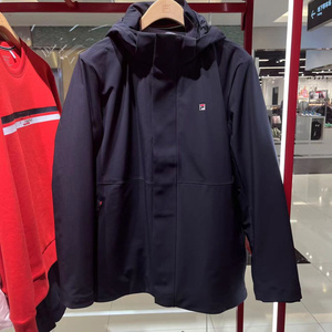 fila斐乐男士梭织外套23年春季新款运动上衣两件套f11m311701