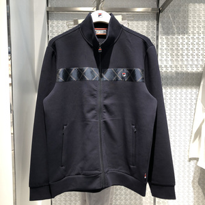 斐乐fila正品2021春新款男装针织运动休闲长袖外套f11m111502f