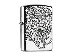 代购zippo/芝宝 盔甲打火机 蛇水晶护甲 60000693 珍藏礼物男士