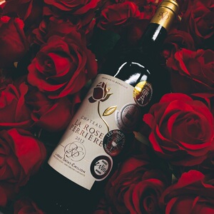 获奖无数 法国金玫瑰庄园干红葡萄酒la rose perriere 圣爱美隆