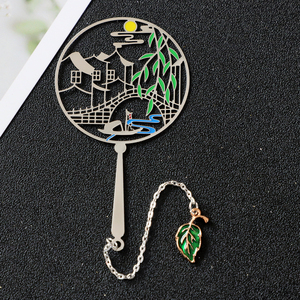 江南水乡乌镇古典中国风刻字金属书签创意清新学生用古风文创礼品