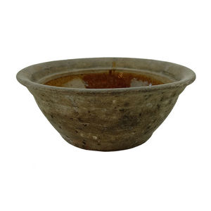 晚清民国酱釉粗瓷大碗喇叭口大釉陶大碗古董老物件一线老货