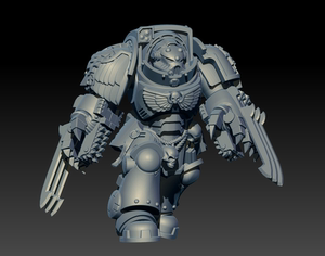 【火鸦铸造】代打印区 战锤40k鲨鱼团长第三方