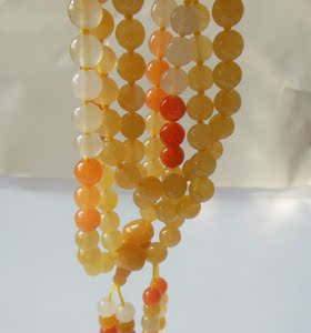 菠菜绿玉石挂件 彩色玉石项链 毛衣链