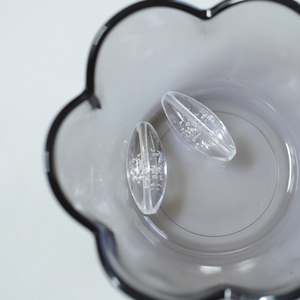 dg6-15手工diy配件夏日气泡水长梭形树脂珠耳环耳饰材料