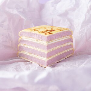 芋泥千层蛋糕网红冰皮奶油爆浆生日蛋糕盒子糕点新鲜现做甜品零食
