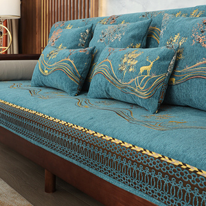 红木沙发套罩巾实木中式