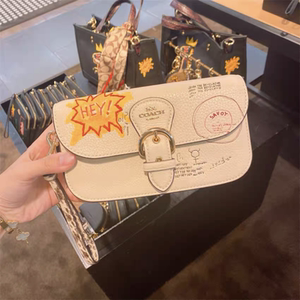 coach恐龙涂鸦系列蔻驰女包新款限量basquiat款