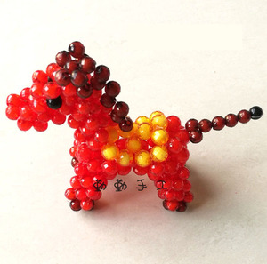 20 2人付款  淘宝 diy手工串珠马材料包十二生肖马动物散珠子串珠奔腾