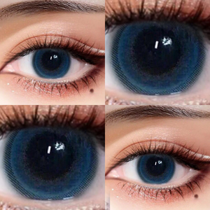 蓝色美瞳年抛2020新款女混血大直径14.5隐形眼镜半年抛日抛艾晶jl