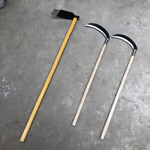 木质锄头镰刀道具