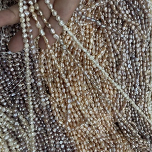 厂家销售 天然淡水珍珠6~7两面光巴洛克 项链手链戒指diy饰品配件
