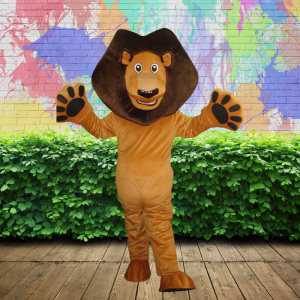 狮子卡通人偶服装行走玩偶服装活动人偶服饰表演道具服装公仔头套