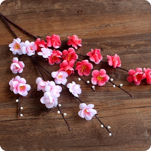 拍摄道具摆设假花 仿真花绢花 迎春花梅花桃花 拍摄场景装饰花枝