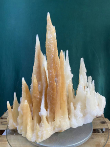 纯天然钟乳石原石摆件石笋观赏石造型石矿物结晶石溶洞奇石收藏品