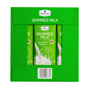 代购 山姆会员店 超市 德国 进口脱脂纯牛奶1l*6 营养早餐奶灭菌