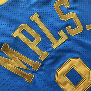 【越南产】全刺绣湖人队8号科比mpls球衣01-02赛季蓝色篮球服密绣