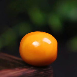 天然白老蜜蜡胖枣珠108念珠diy鼓珠老型直切无相手持手串顶腰配珠