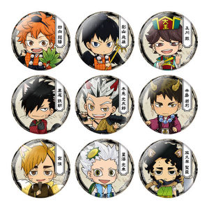 【现货】排球少年 南家糖 百鬼夜行 q版和纸徽章 吧唧 周边 1月