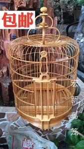 清漆广清远笼丝节收顶吱喳笼 四喜笼长尾笼