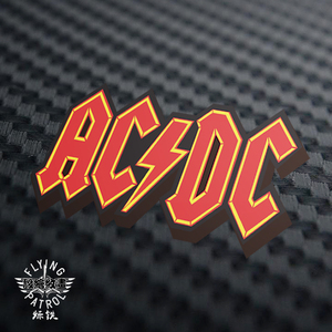 acdc车贴纸