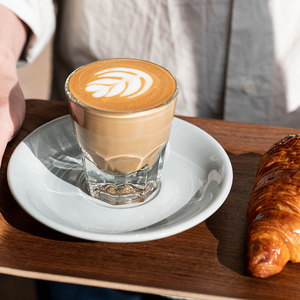 bule bottle蓝瓶子同款咖啡玻璃杯单品澳白dirty小拿铁透明杯子①