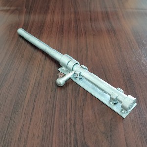 大插销 明插栓 12寸天地门栓 老式铁门镀锌门插 可上锁30公分插杆