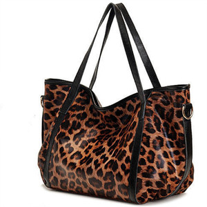 欧美大牌真皮豹纹包经典时尚新款头层牛皮单肩手提包奢华气质女包