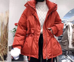 羽绒服女中长款2020新款冬季韩版宽松连帽圣诞红色白鸭绒保暖外套