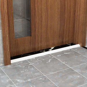 门槛挡水条浴室门缝防水条厨房台面卫生间硅胶阻水自粘隔水可弯曲