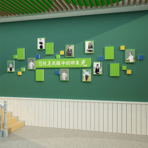 教师办公室文化墙贴照片风采形象师资展示简介教育机构幼儿园装饰