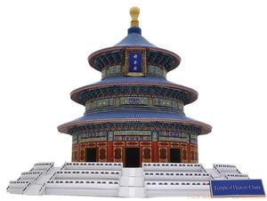 天坛建筑3d纸模型益智手工课diy立体折纸玩具手办天一纸艺精品