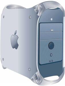 苹果powermacg4电脑主机3d纸模型diy益智手工折纸天一纸艺