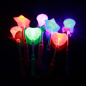 米粒灯闪光棒儿童玩具发光弹簧棒晚会星星棒粒子灯演唱会应援道具