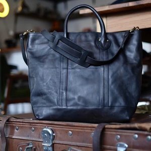 日本vasco vs-264tl 职人手作 全牛皮斜跨包 托特包 木村同系