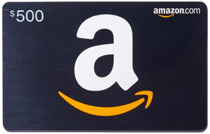 美国亚马逊美亚礼品卡代金券amazon giftcard gc 500美金 实物图