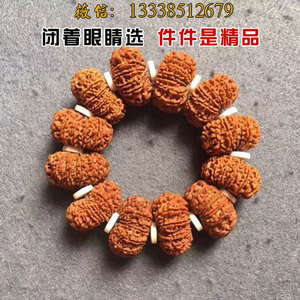 聚檀阁尼泊尔十三瓣大金刚菩提佛珠手串菩提文玩念珠手持手链男女