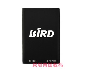 BIRD波导 A580 手机电池 电板1500毫安 定制G111老人机 配件 型号