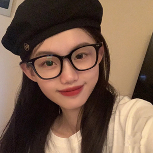 圆框眼镜复古