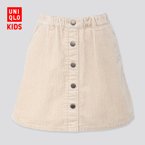 优衣库 童装/女童 灯芯绒裙子 420502 uniqlo