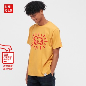 优衣库ut 男装/女装keith haring印花短袖t恤(艺术家系列)446367