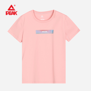 匹克圆领短袖t恤女2022年夏季新款针织跑步健身透气运动半袖上衣