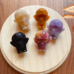 御西南淘宝天然冰种白玉髓机器猫玉吊坠哆啦a梦儿童玉佩小挂件 白