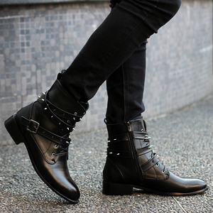 鞋 男鞋 男式雨靴 过膝长靴男长筒男士