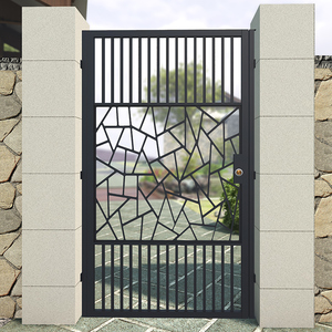 铁艺庭院别墅门小区乡村院子小门不锈钢学校门入户花园过道门定制
