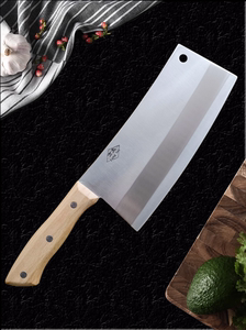 方太弯刀家用 锻打不绣钢木柄切肉刀切菜刀中式厨用刀具切片刀